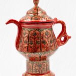 Embossed Paper Mache Samovar