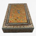 Flower Design Handmade Paper Mache Meter Box