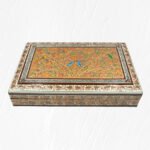 Flower Design Handmade Paper Mache Meter Box