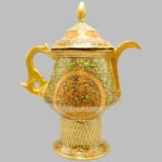 Golden Exquisite paper Mache Samovar