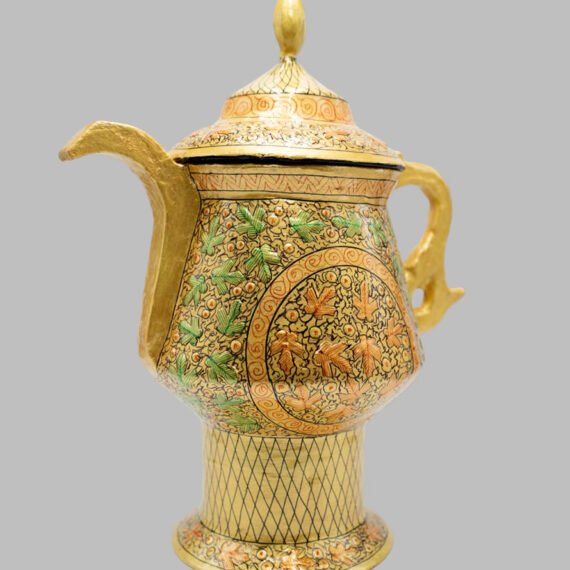 Golden Exquisite paper Mache Samovar