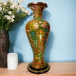 Hand Crafted Paper Mache Flower Vase