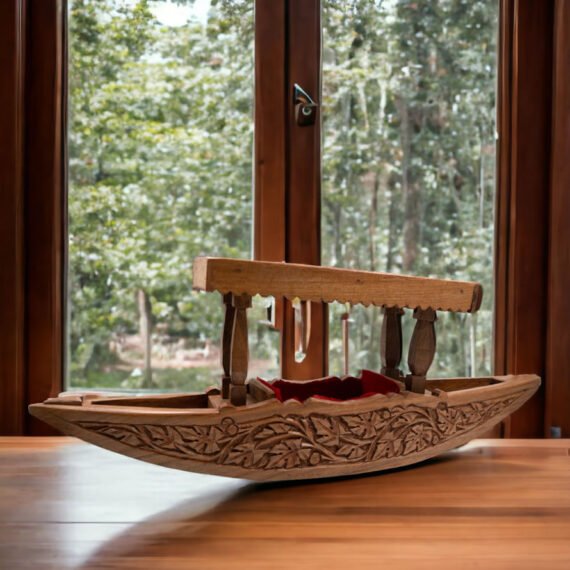 Kashmiri Walnut Wood Shikara Boat