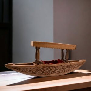 Kashmiri Walnut Wood Shikara Boat-3