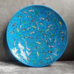 Lapis Blue Base Tree Of Life Birds Wallplate