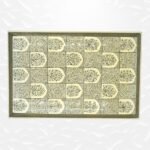 Paper Mache Flat Box Floral Design White base