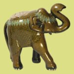 Paper Mache Kashmiri Elephant Decorative Showpiece