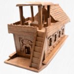 Walnut wood carved Kashmir House Boat